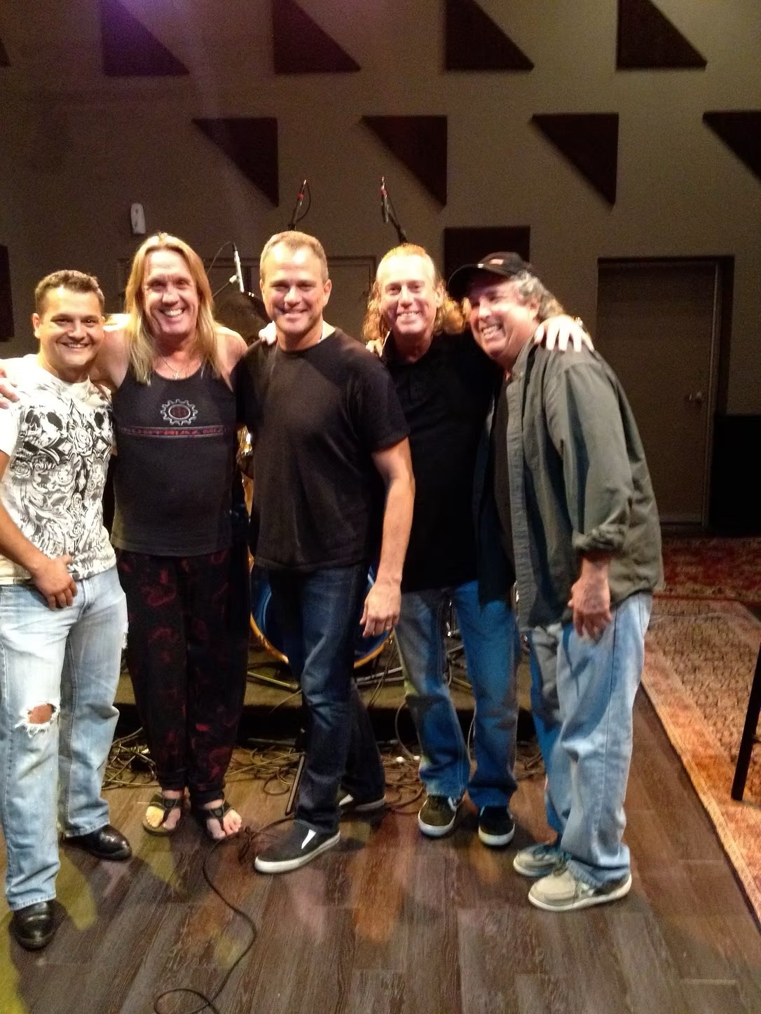 Vinny DeTomasso, Nico McBrain, Paul Trust, Mitch Tanne & Radical Rob @ Markee Studios, FL