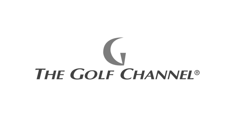 Logo of The Golf Channel featuring a stylized letter G and a crescent shape.