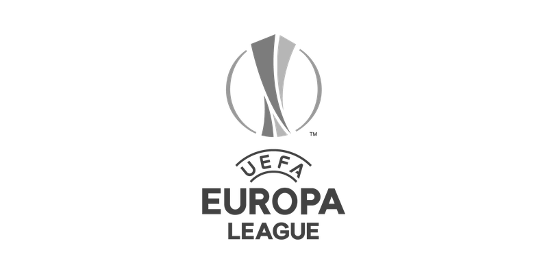 UEFA Europa League logo featuring a stylized football and text.