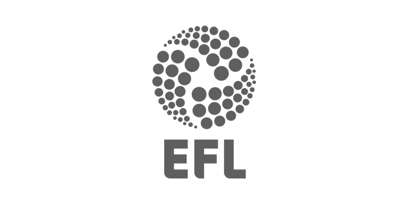 EFL logo featuring a globe made of dots with the letters 'EFL' below in bold.