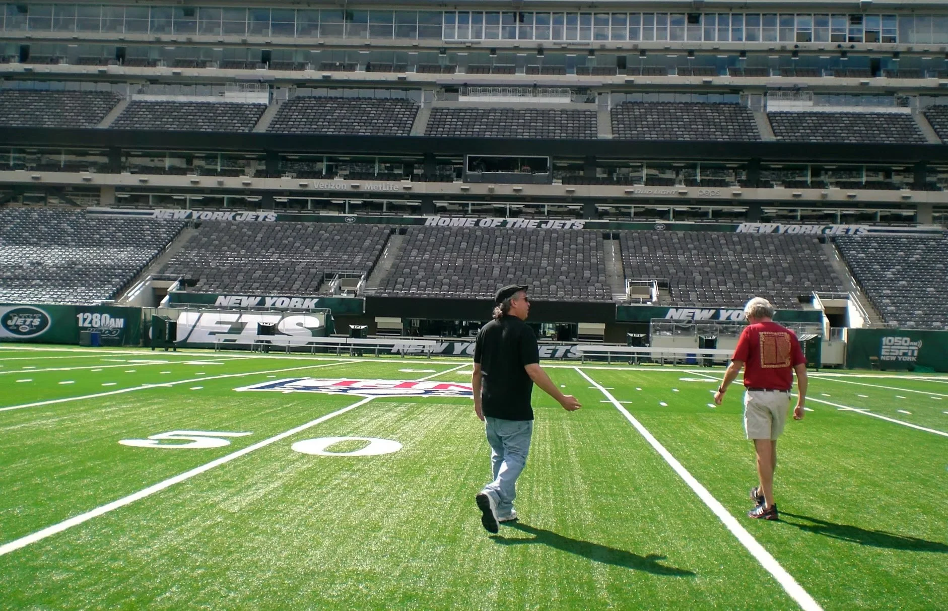 Radical Rob with Jimmy Hadder, CBS'NFL TV Time Out Coordinator @ • MetLife Stadium