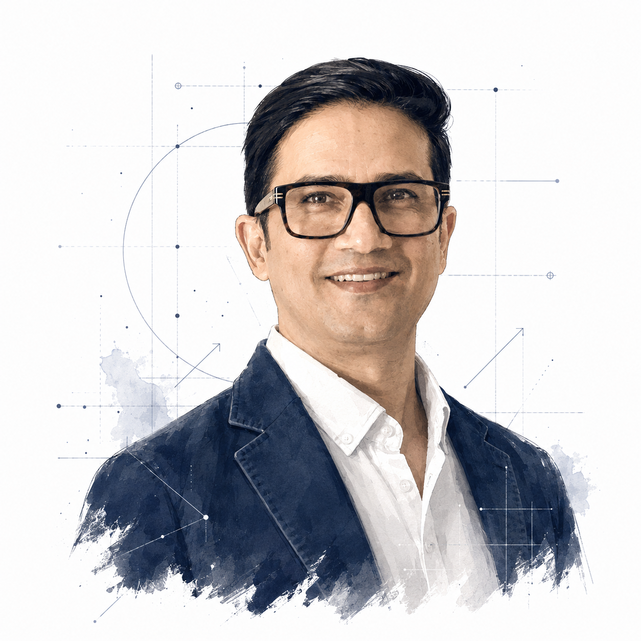 Illustration of Hari Nallan, Founder of Hetch