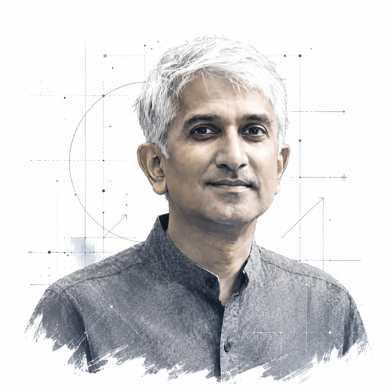 Illustration of Darshan Bhat, Founder of Hetch