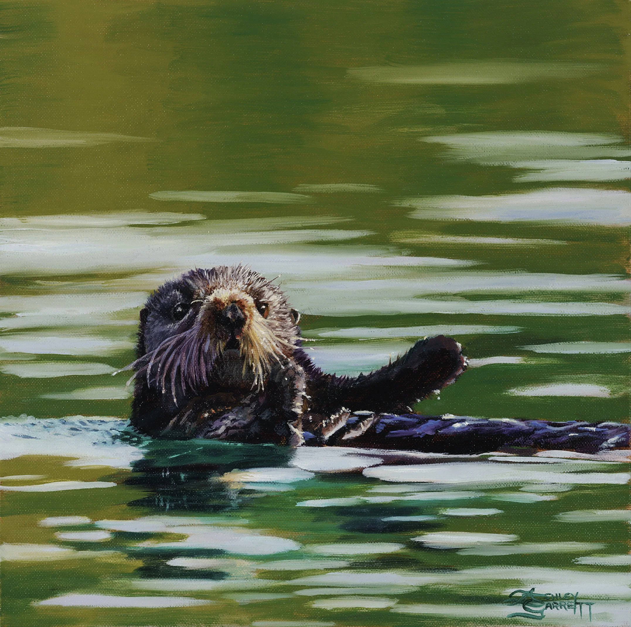 Otter
10" x 10"
Oil on Linen