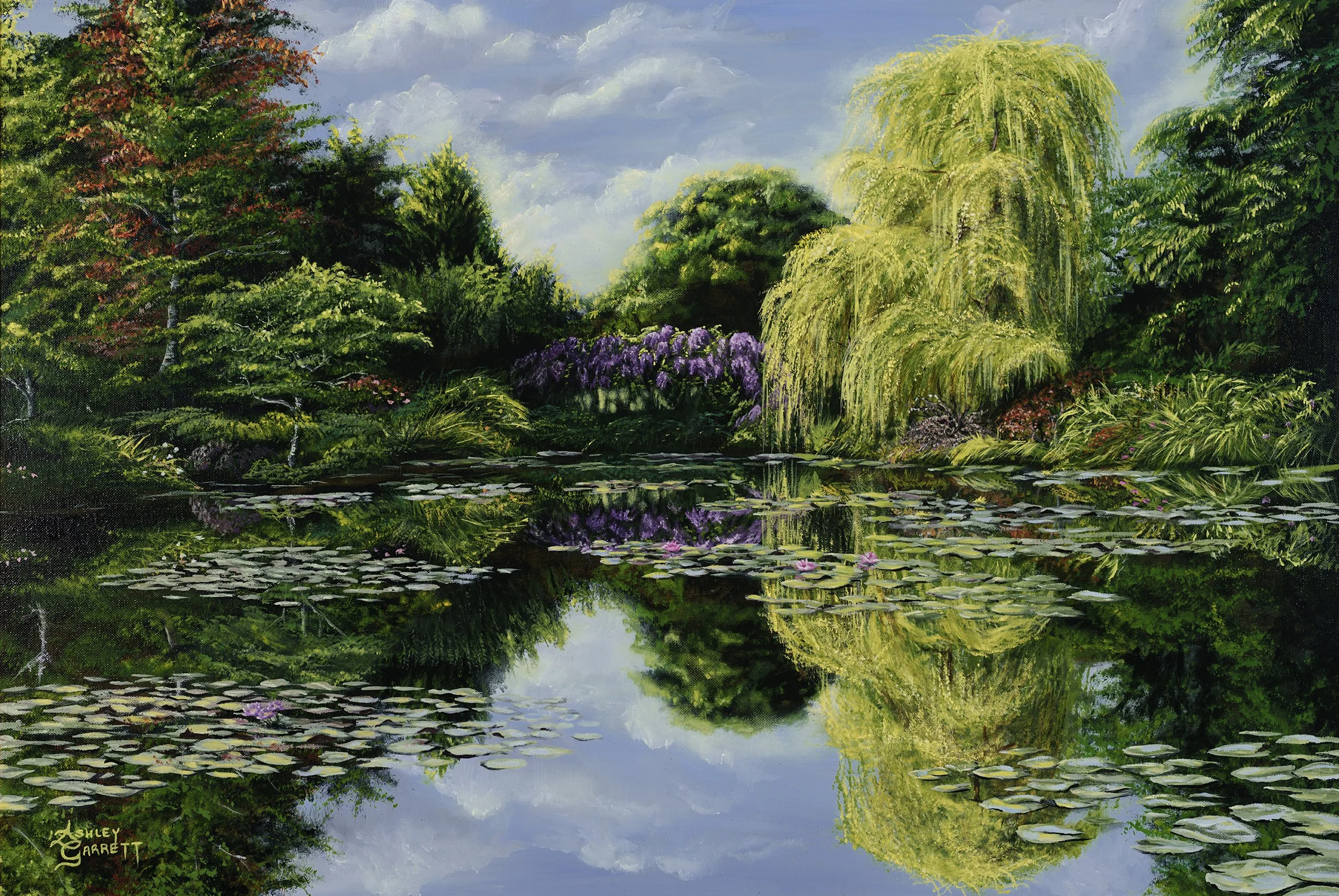 Holiday in Giverny
36" x 24"
Oil on Linen