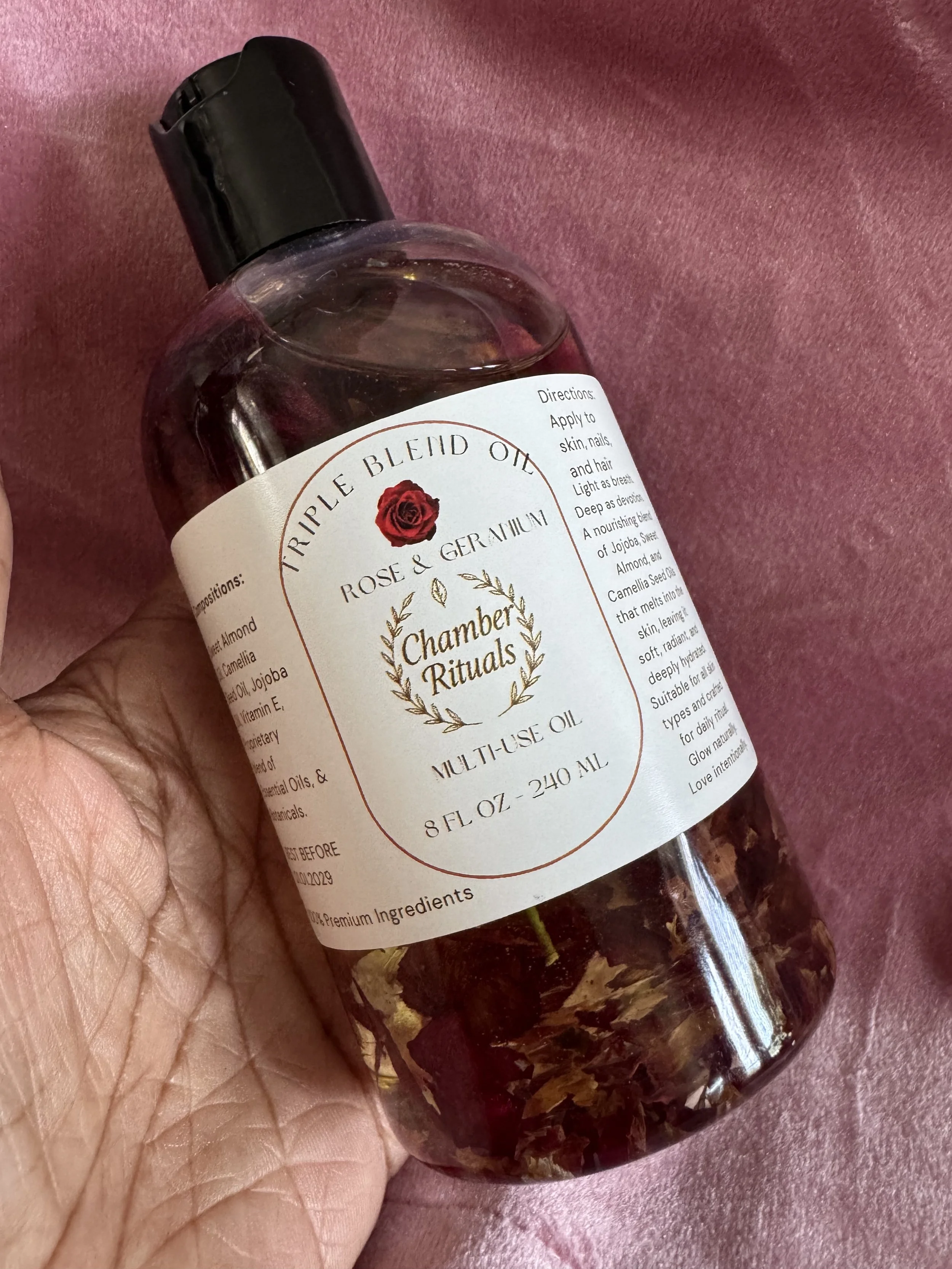 Triple Blend Body Oil 8 ounce
