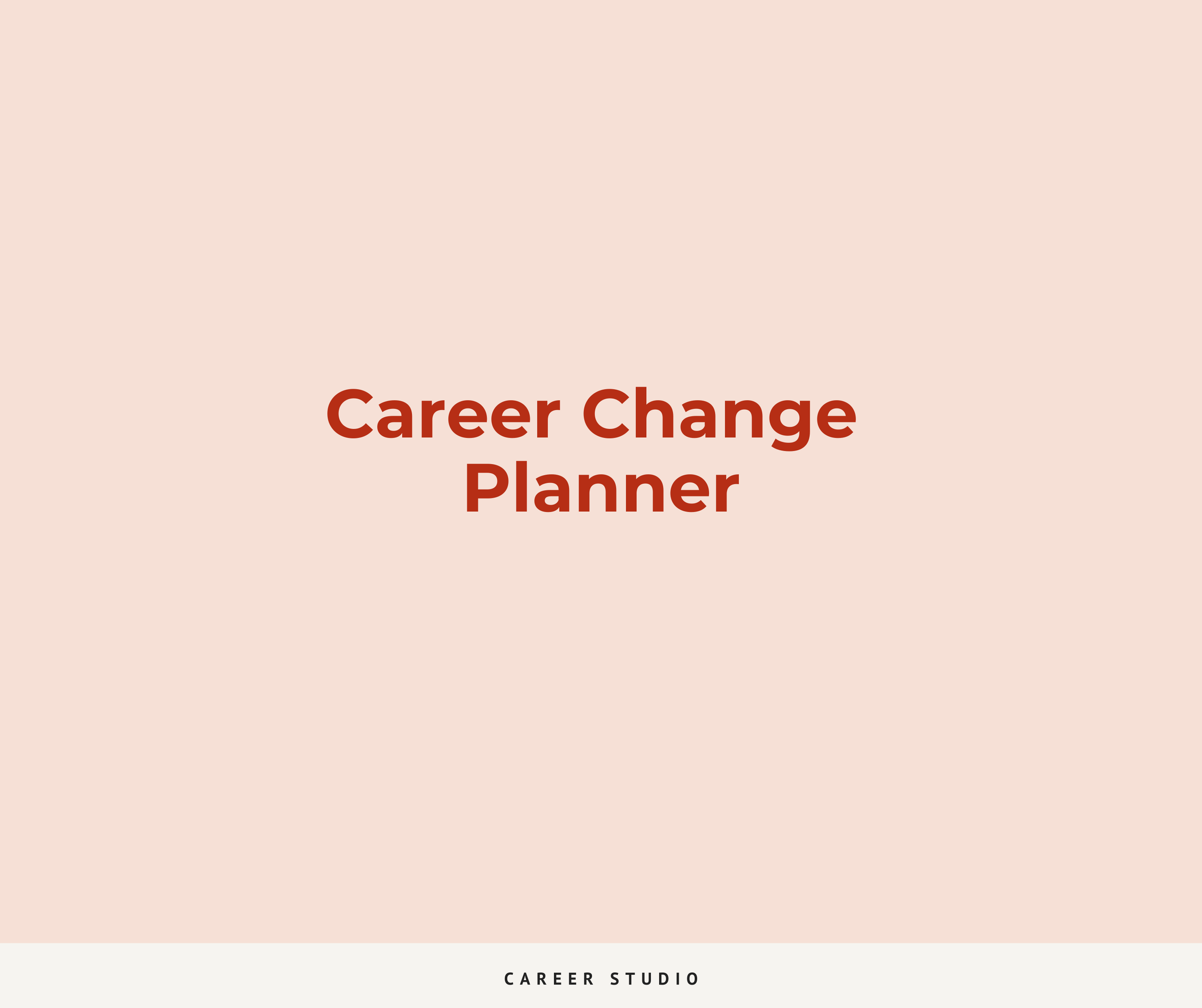 Career Change Planner