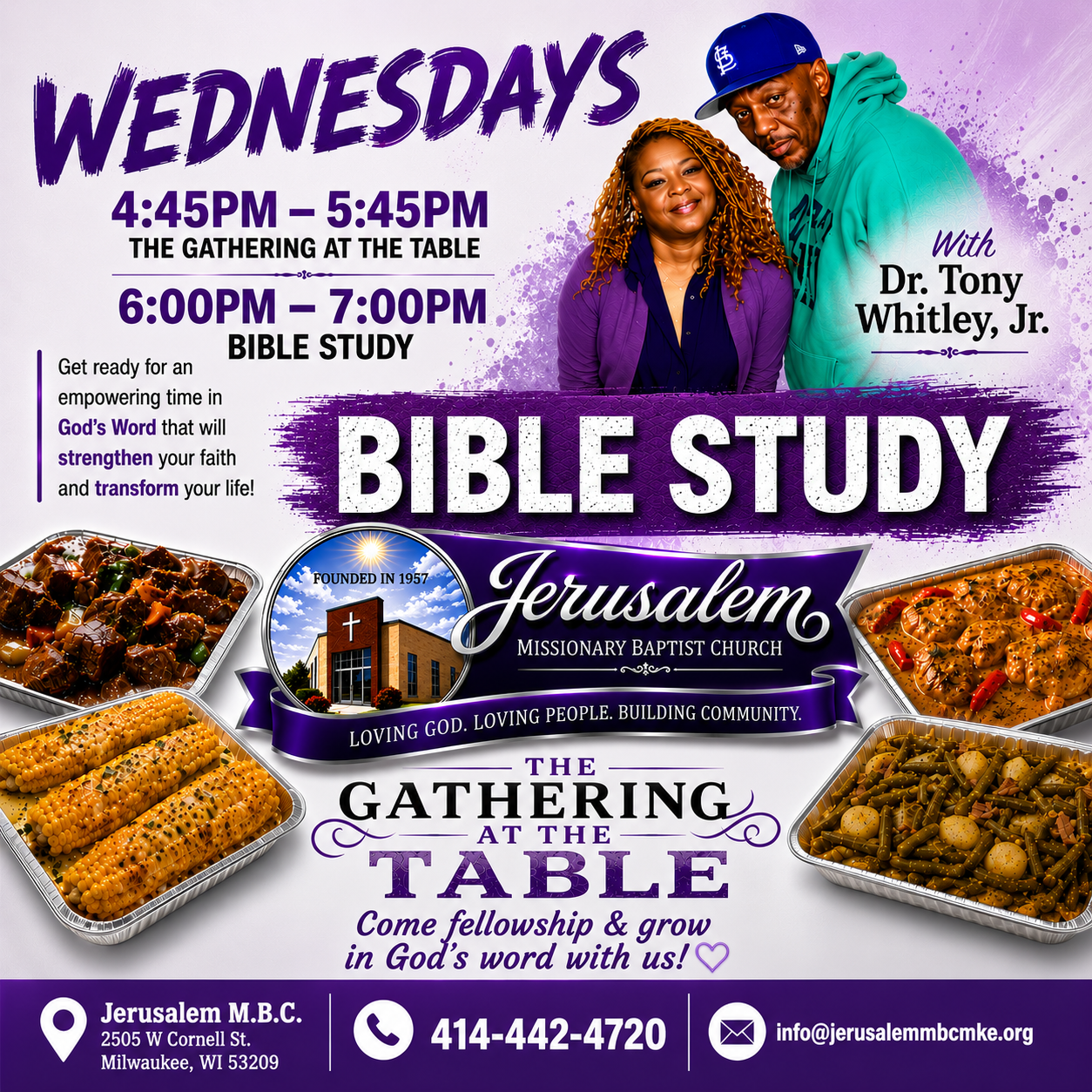 Wednesday Gathering at The Table &amp; Bible Study
