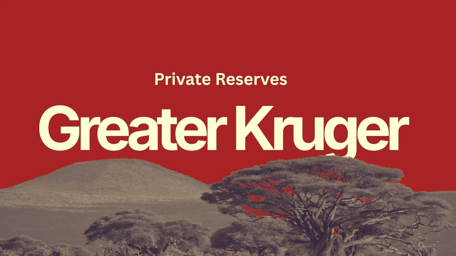 South Africa -Greater Kruger - Private Reserves 