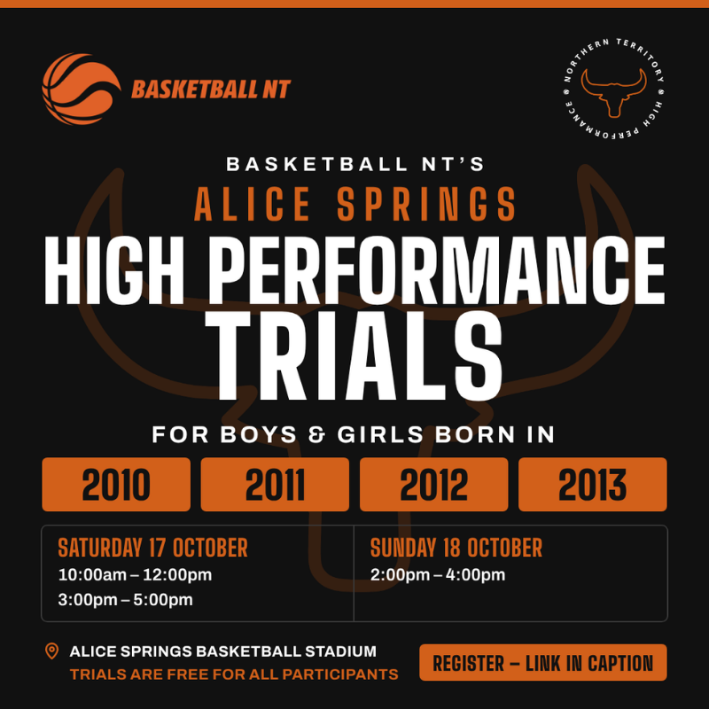 2026–27 HP Program Trials: Alice Springs