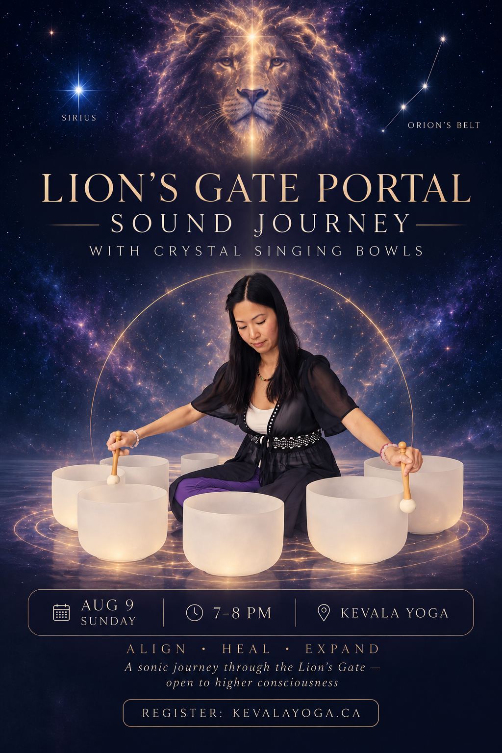 Lion's Gate Sound Journey - 1 hour (GROUP, in-person)