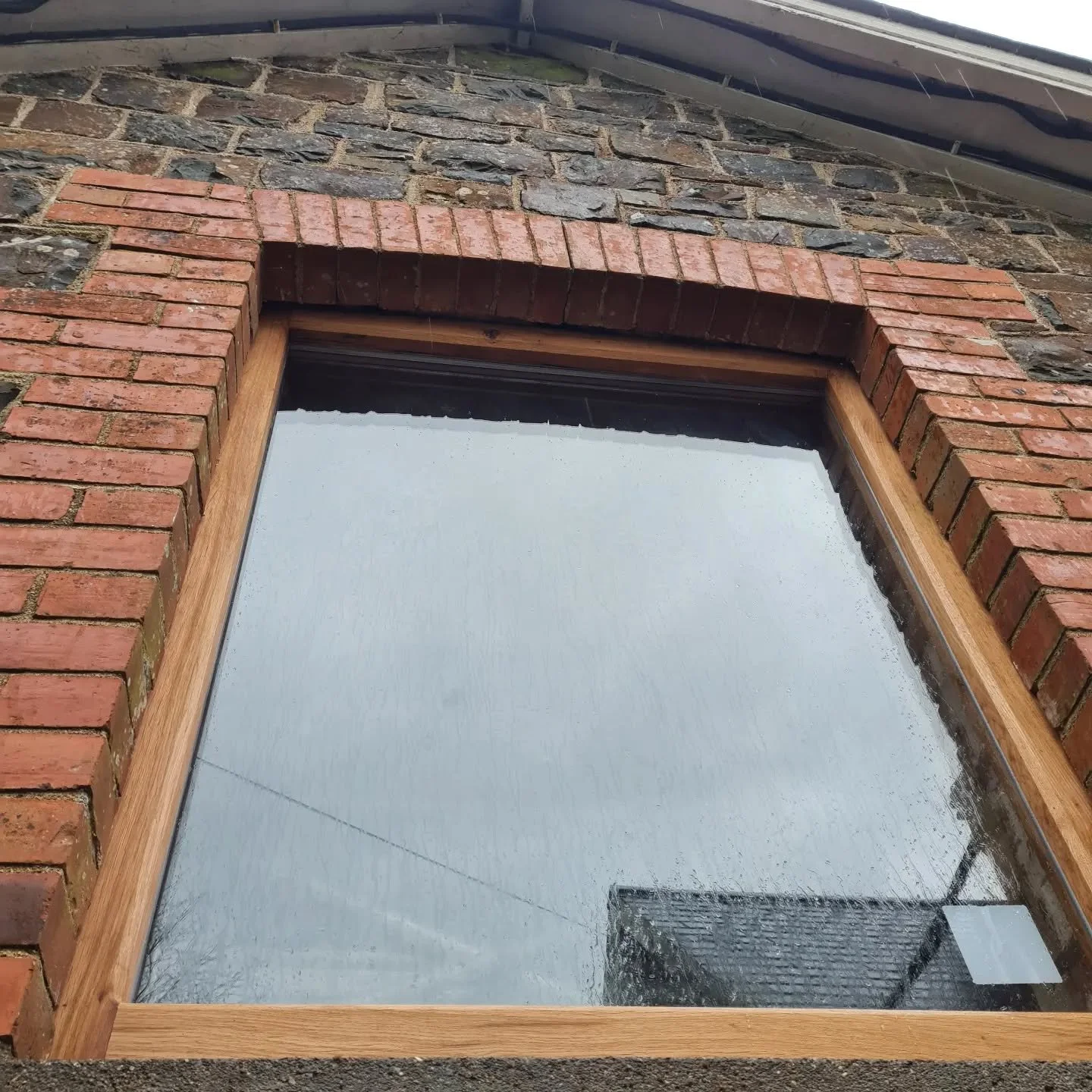 Another couple of very enjoyable days getting this MASSIVE wndow constructed and installed on a small studio project I've been working on. Like with a lot of the woodwork in the building, the window had some serious rot issues, and replacing it was t