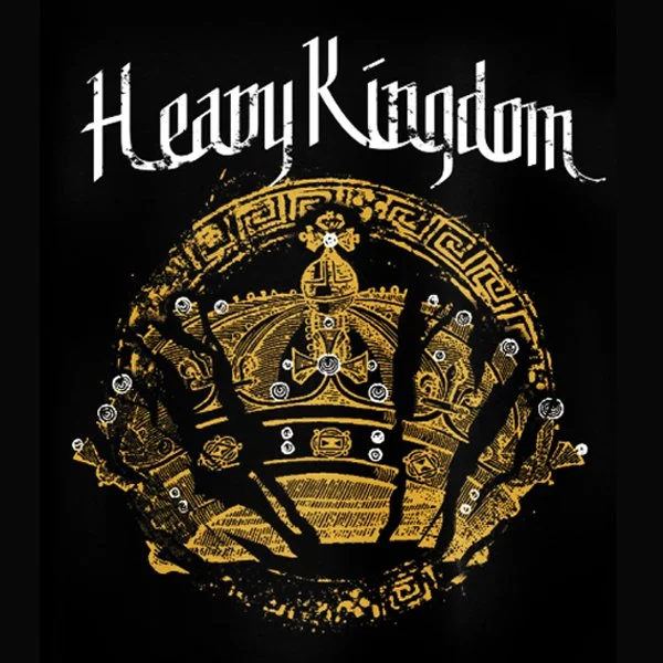 
WINO & CONNY OCHS, "HEAVY KINGDOM" (SHIRT DESIGN), 2012 /// One of the two t-shirt-designs for our 2012 tour in the U.S. (Digital collage, 2012)