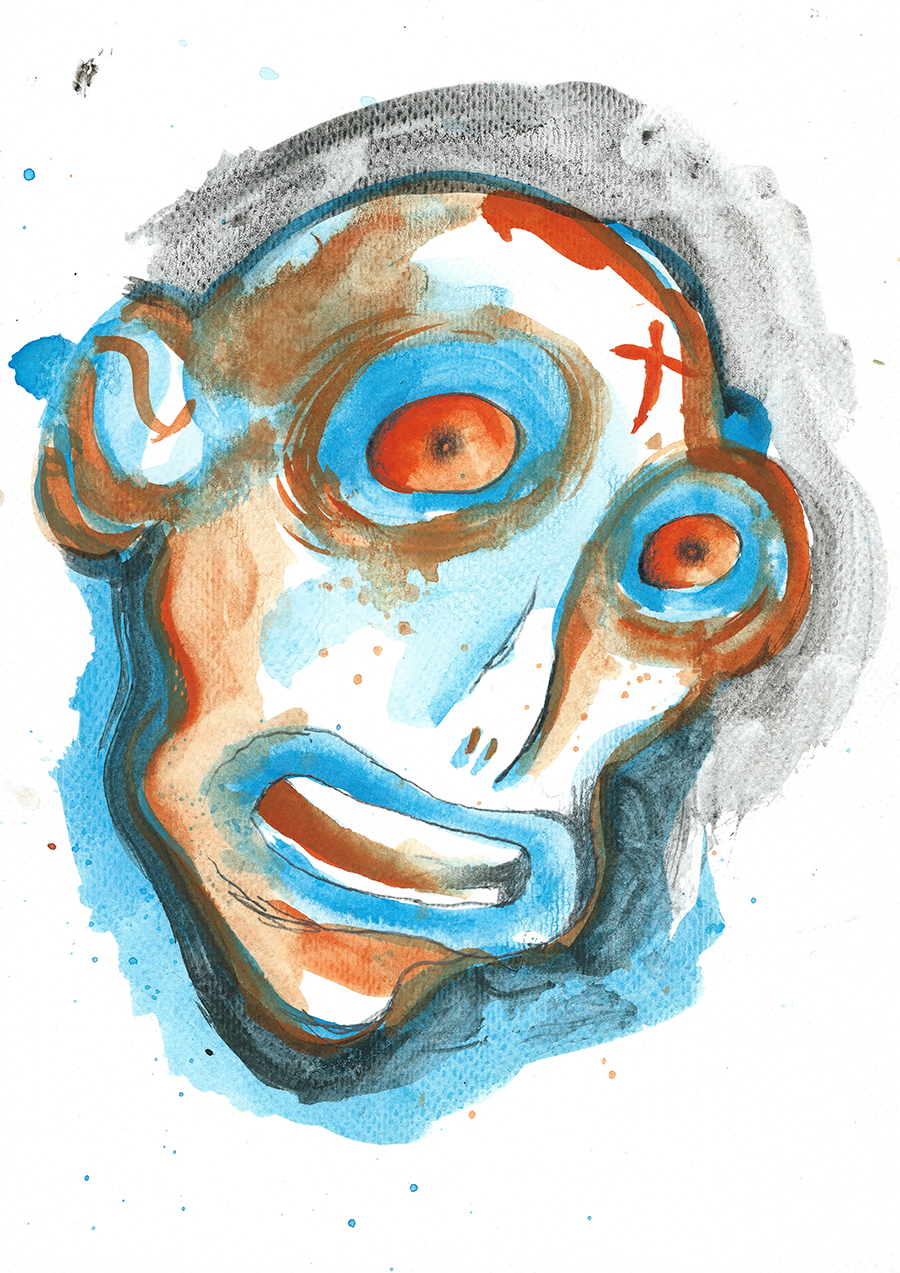 
REDEYE, 2023 /// Free work. (Various inks/pencil on paper)
