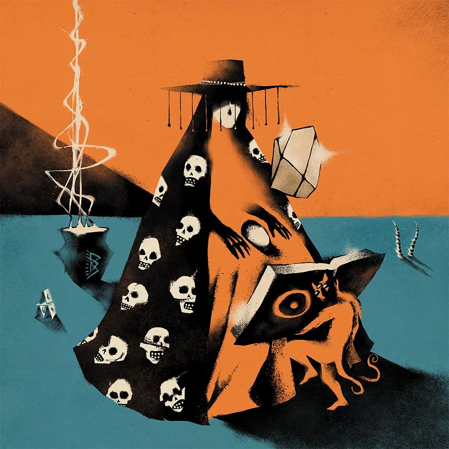 PAULINCHEN BRENNT "MACHE", 2023 ///Original artwork for "Paulinchen brennt"´s album debut "Mache" (Krakenduft Records)