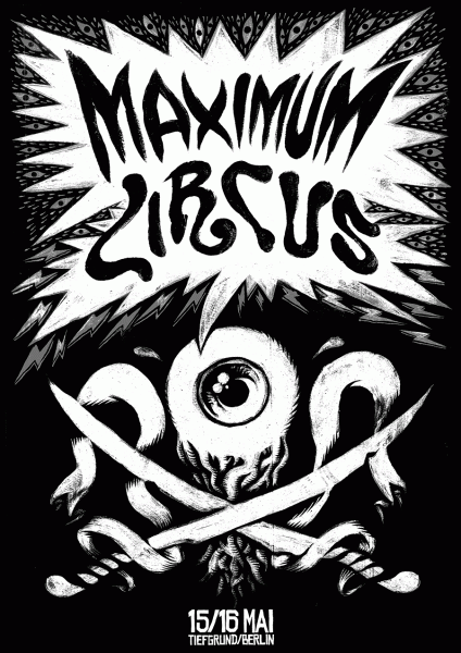 MAXIMUM CIRCUS, 2015 /// 1st scetch for festival poster