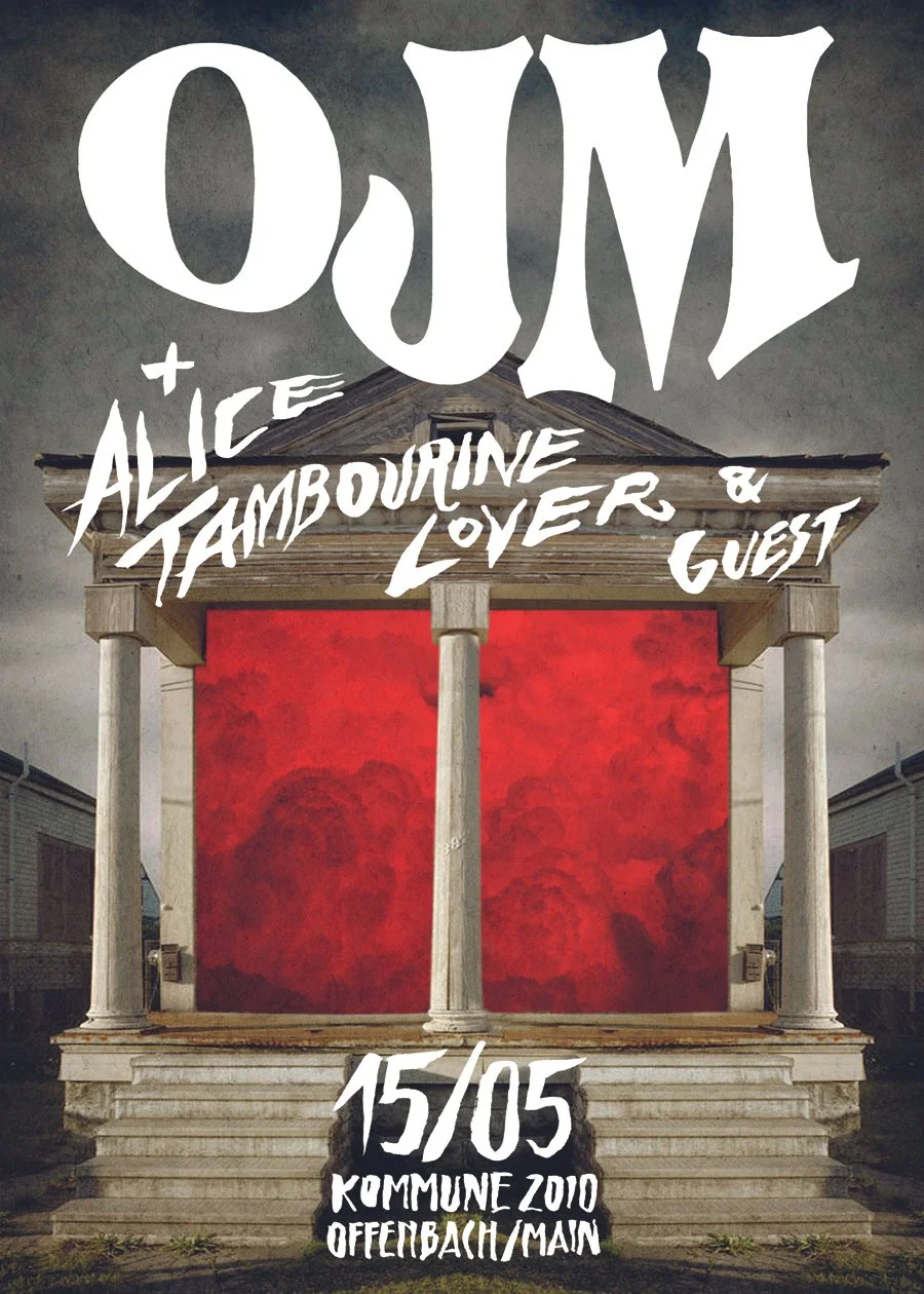 OJM, 2015 /// Original poster design for Italy-based Stonerrock outfit "OJM" (Digital collage)