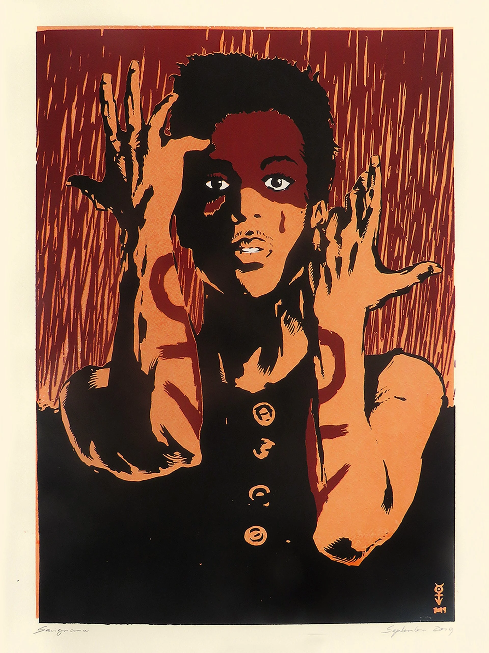 MR. NELSON, 2020 /// The first artist i felöt in love with. An affection that never left me. His death hit hard, i could not believe it actually. True artistry in every way imaginable. This is No. 3 of the "Heroes" screenprint series (Signed and numb