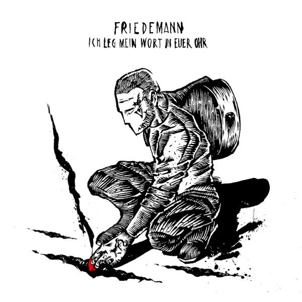 
FRIEDEMANN (ALBUM ART), 2019 /// Coverartwork for the new "Friedemann" release "Ich leg mein Wort in euer Ohr", released in 2018 via Exile on Mainstream Records. The artwork is based on the idea of a song being a seed - a source of inspiration, advi