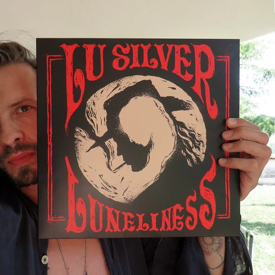 
LU SILVER "LUNELINESS" (ALBUM ART), 2022 /// Coverartwork for "Lu Silver"´s 2022 release "Luneliness" via Go Down Records Italy.
