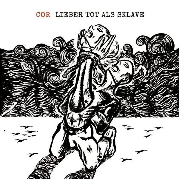 
COR, "Lieber tot als Sklave" (ALBUM ART), 2014 /// Coverartwork for Rügen´s own COR for their 2015 album "Lieber tot als Sklave". (Ink / Collage, 2014)