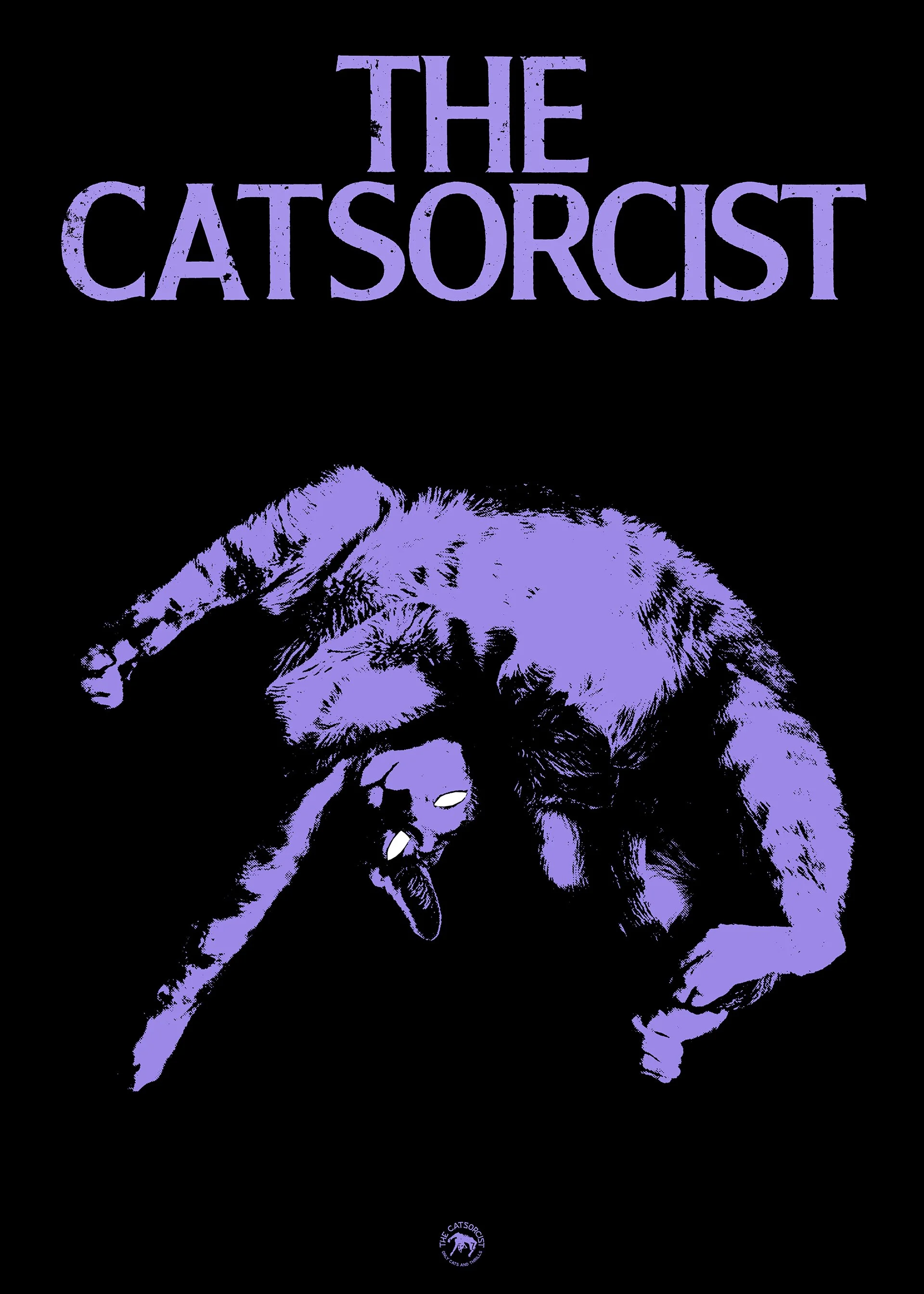 THE CATSORCIST, 2021 /// Original design for my pet project. Stay tuned for more.