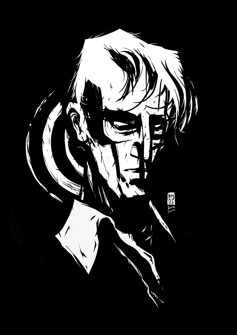 DYLAN DEAD DOG, 2021 /// Hommage to the great Dylan Dog and his creators Tiziano Sclavi and Angelo Stano.
