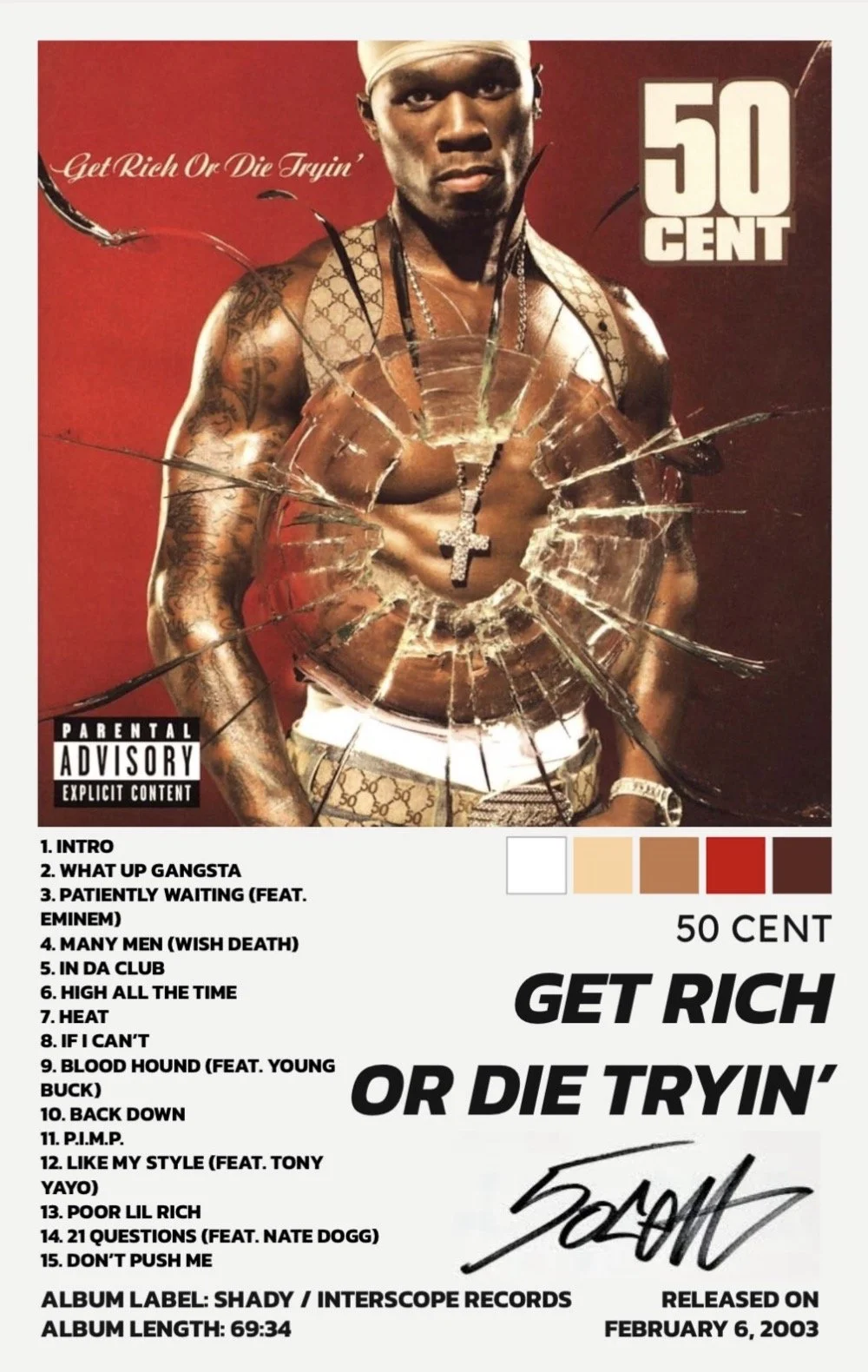 GET RICH OR DIE TRYIN - 50 CENT