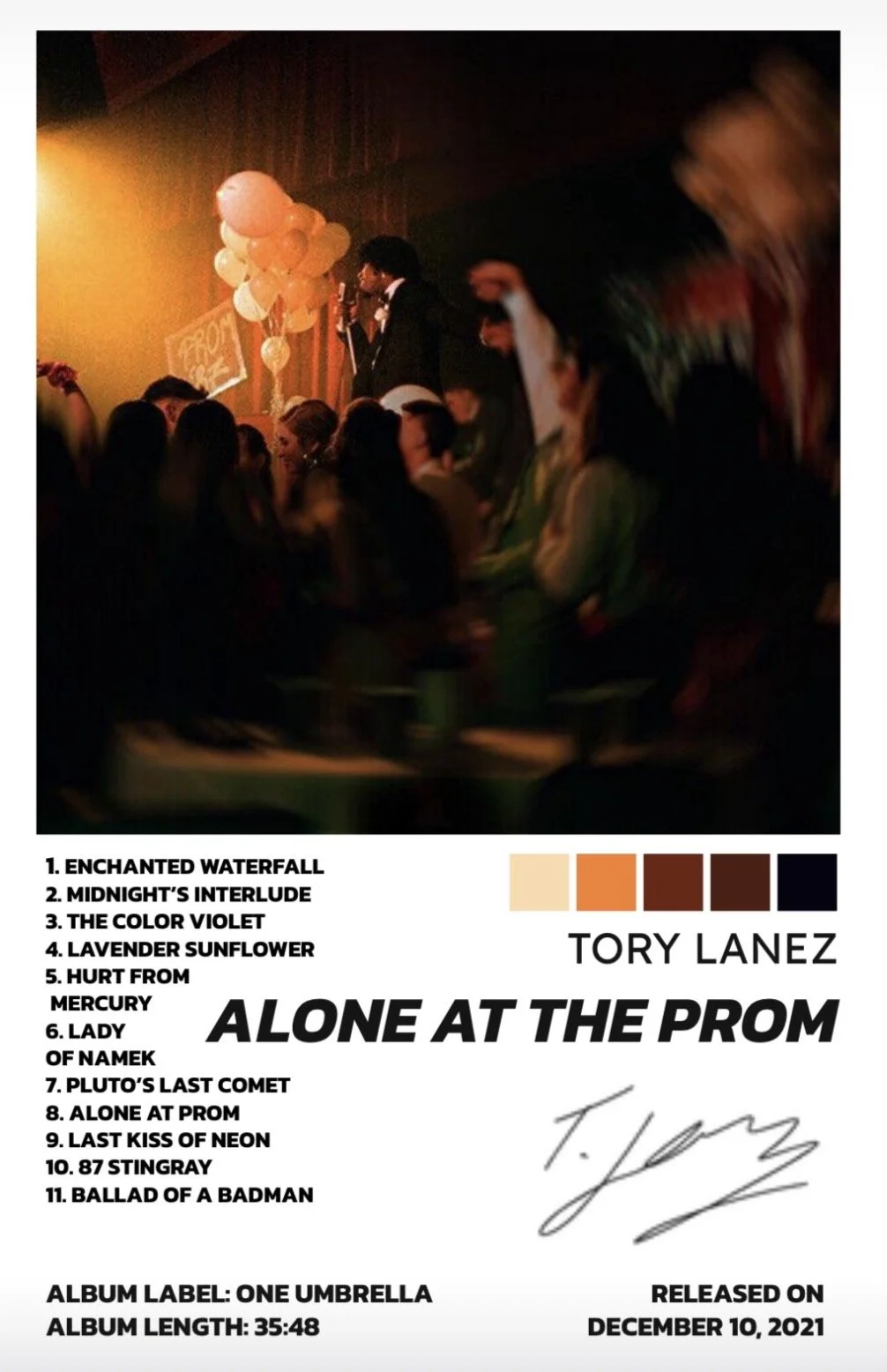 ALONE AT THE PROM - TORY LANEZ