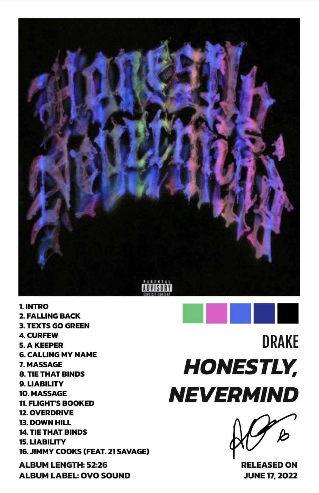 HONESTLY, NEVERMIND - DRAKE