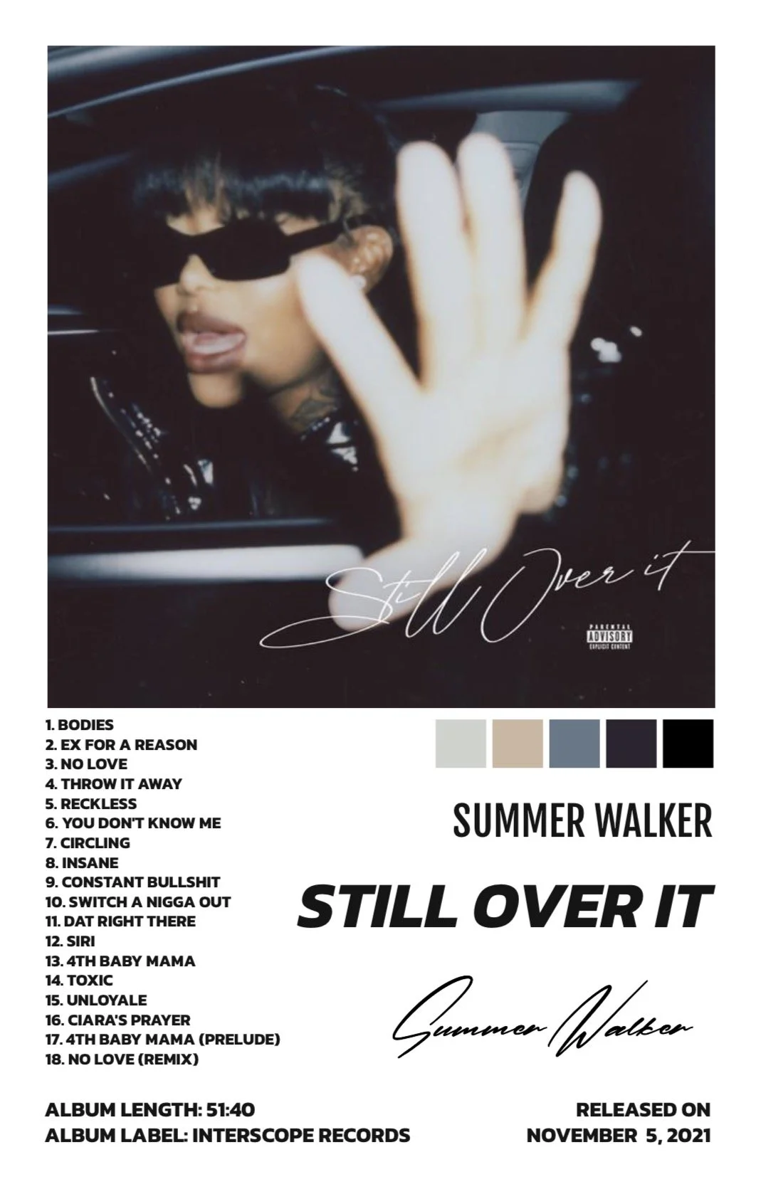STILL OVER IT - SUMMER WALKER