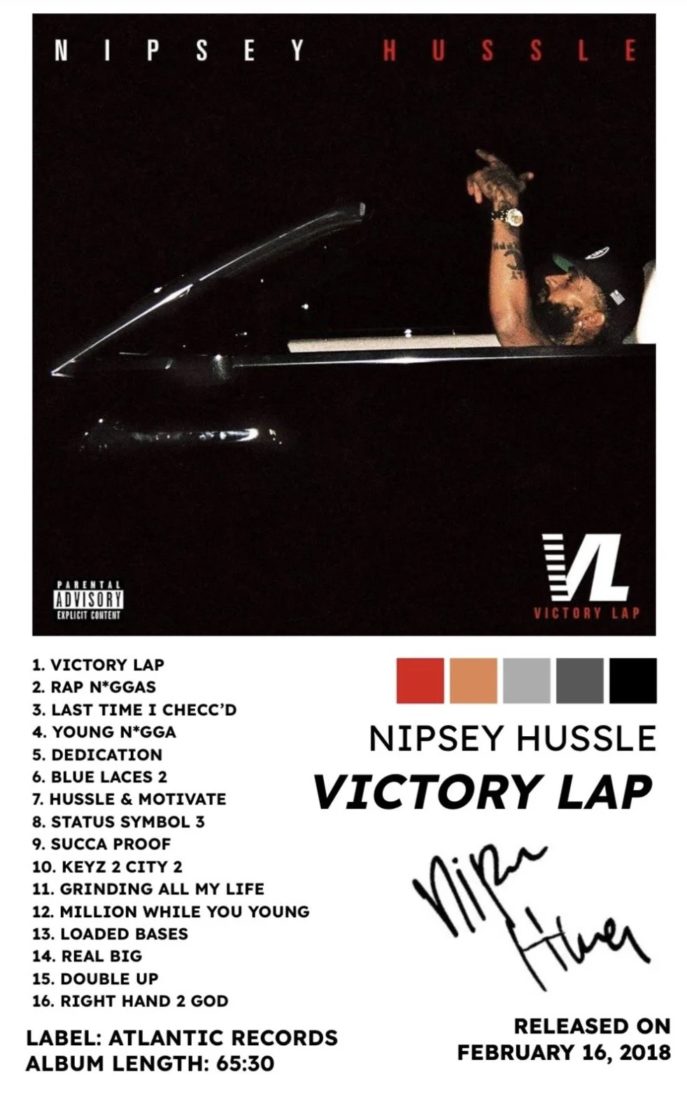 VICTORY LAP - NIPSEY HUSSLE