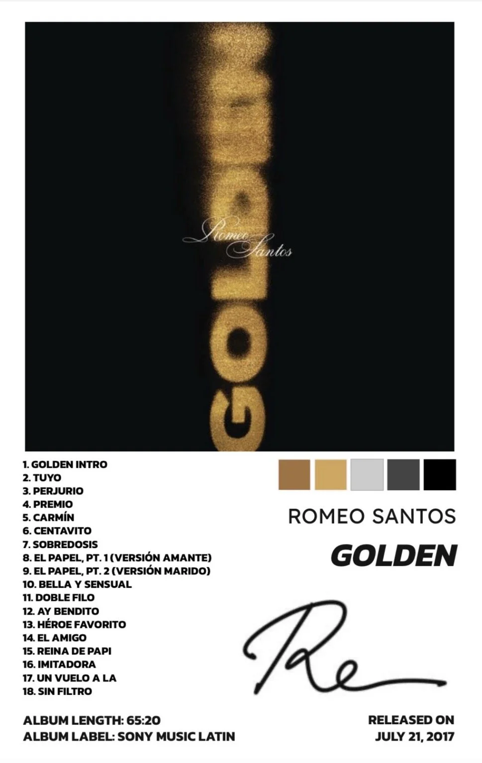 GOLDEN - ROMEO SANTOS
