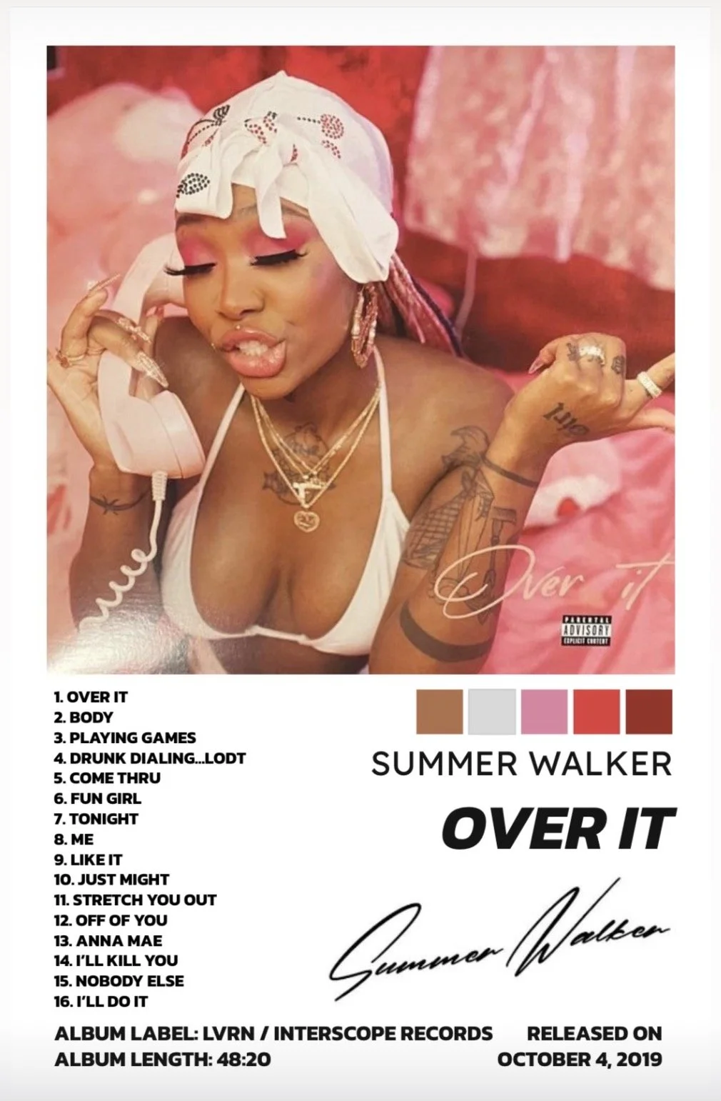 OVER IT - SUMMER WALKER