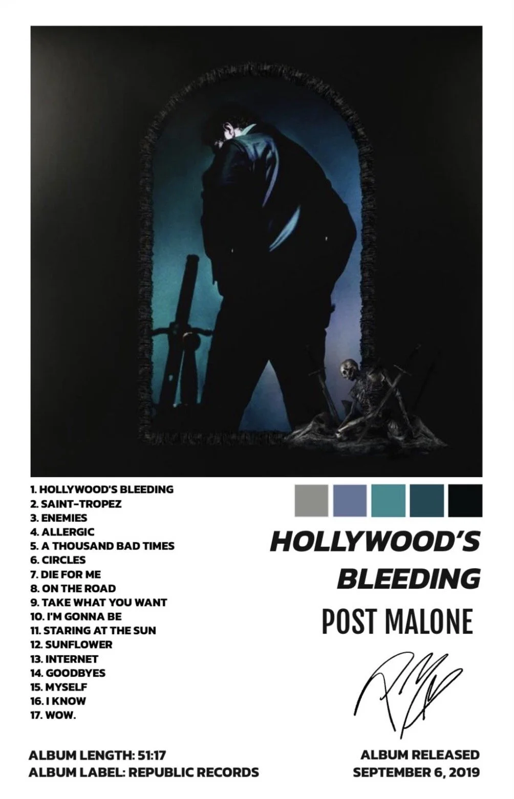 HOLLYWOOD'S BLEEDING - POST ALONE