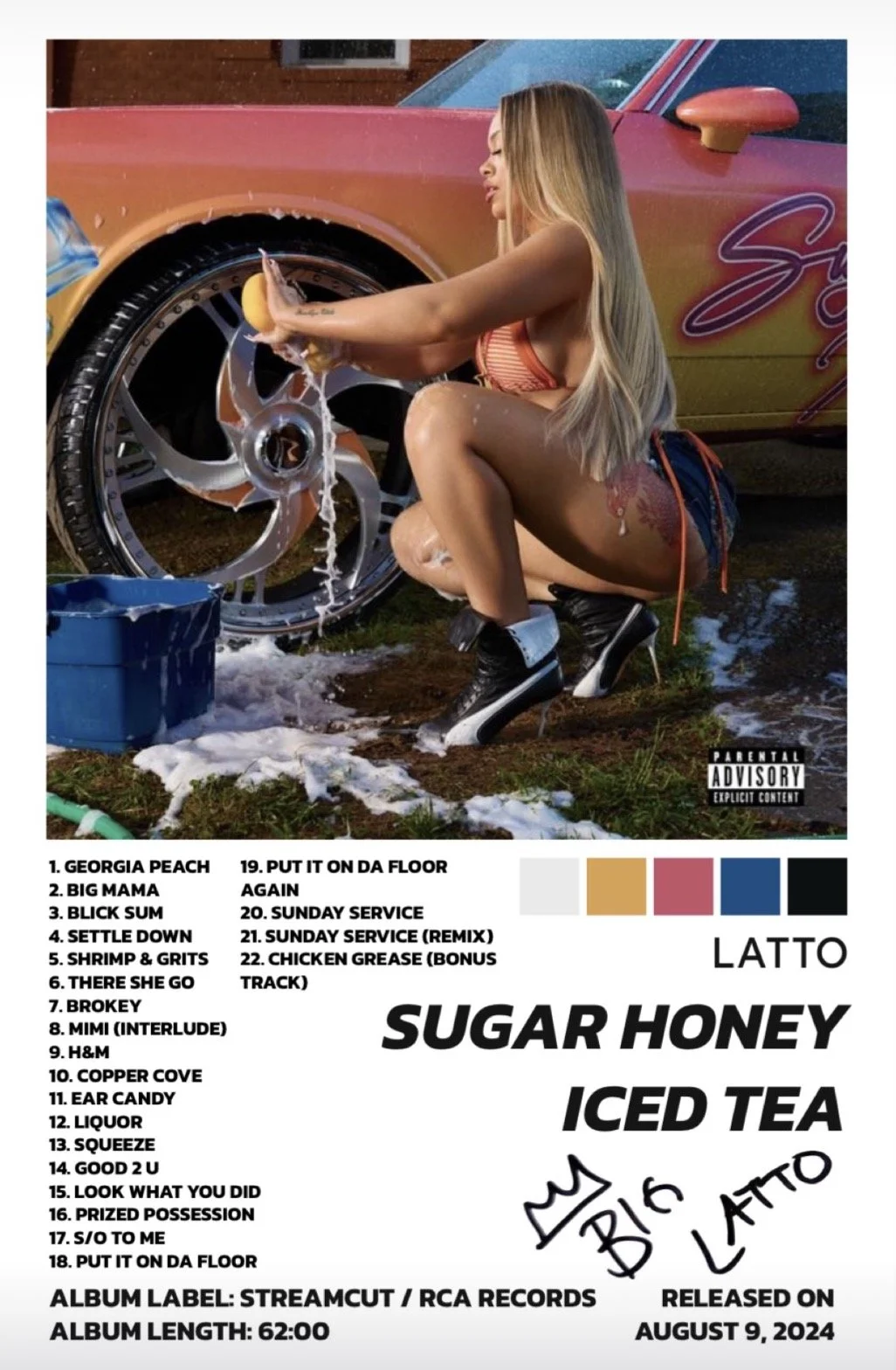 SUGAR HONEY ICED TEA - LATTO