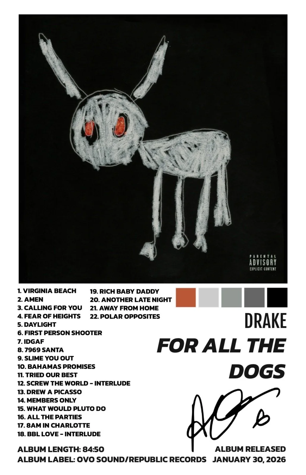 FOR ALL THE DOGS - DRAKE