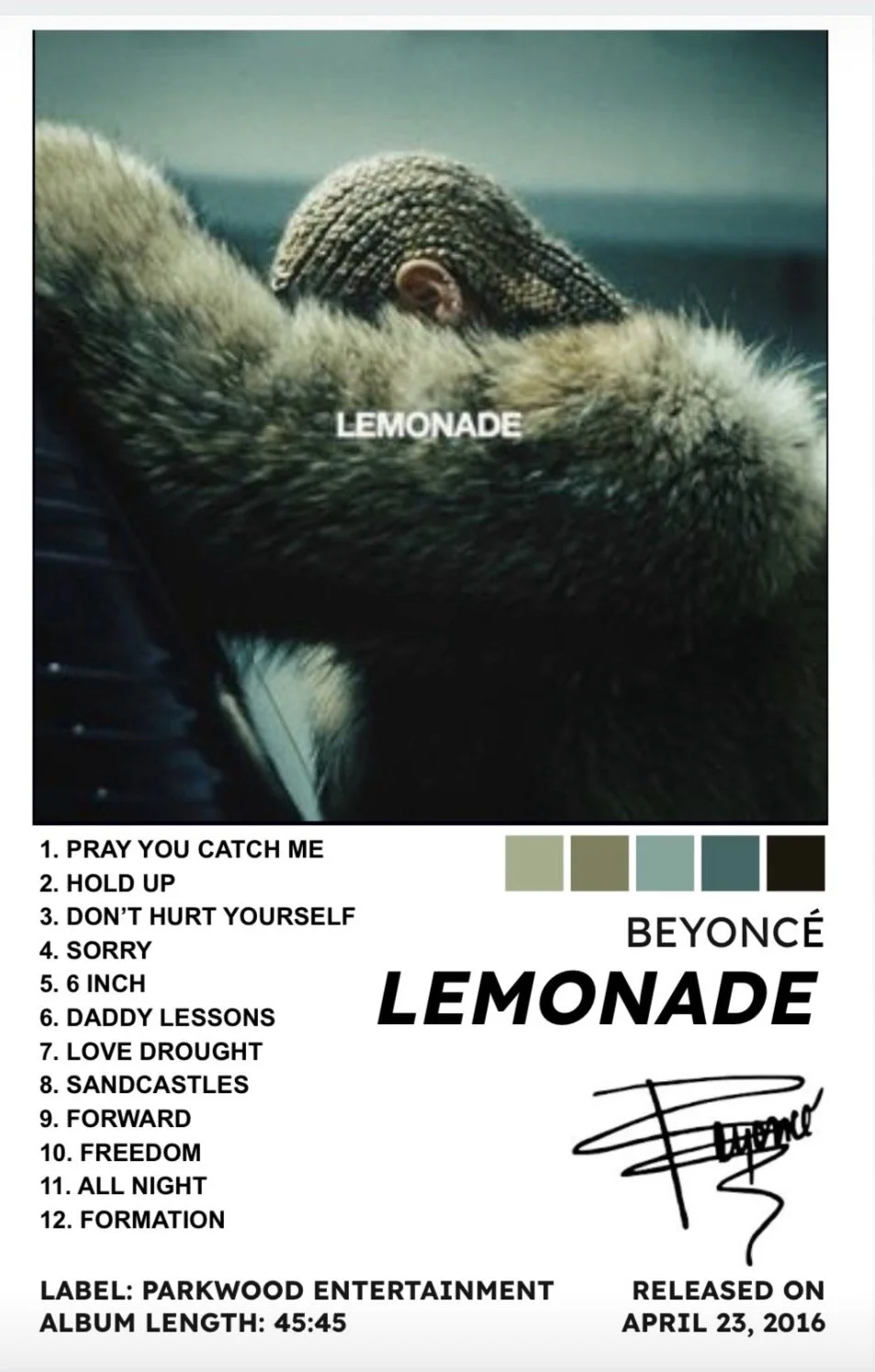 LEMONADE - BEYONCE