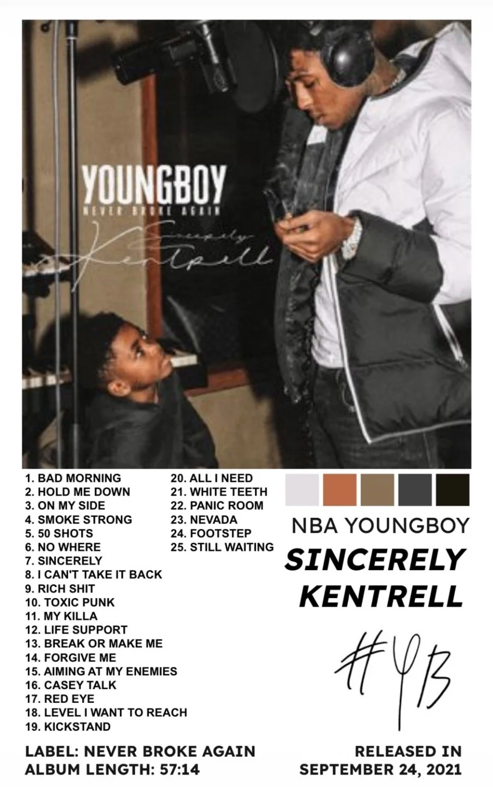 SINCERELY KENTRELL - NBA YOUNGBOY