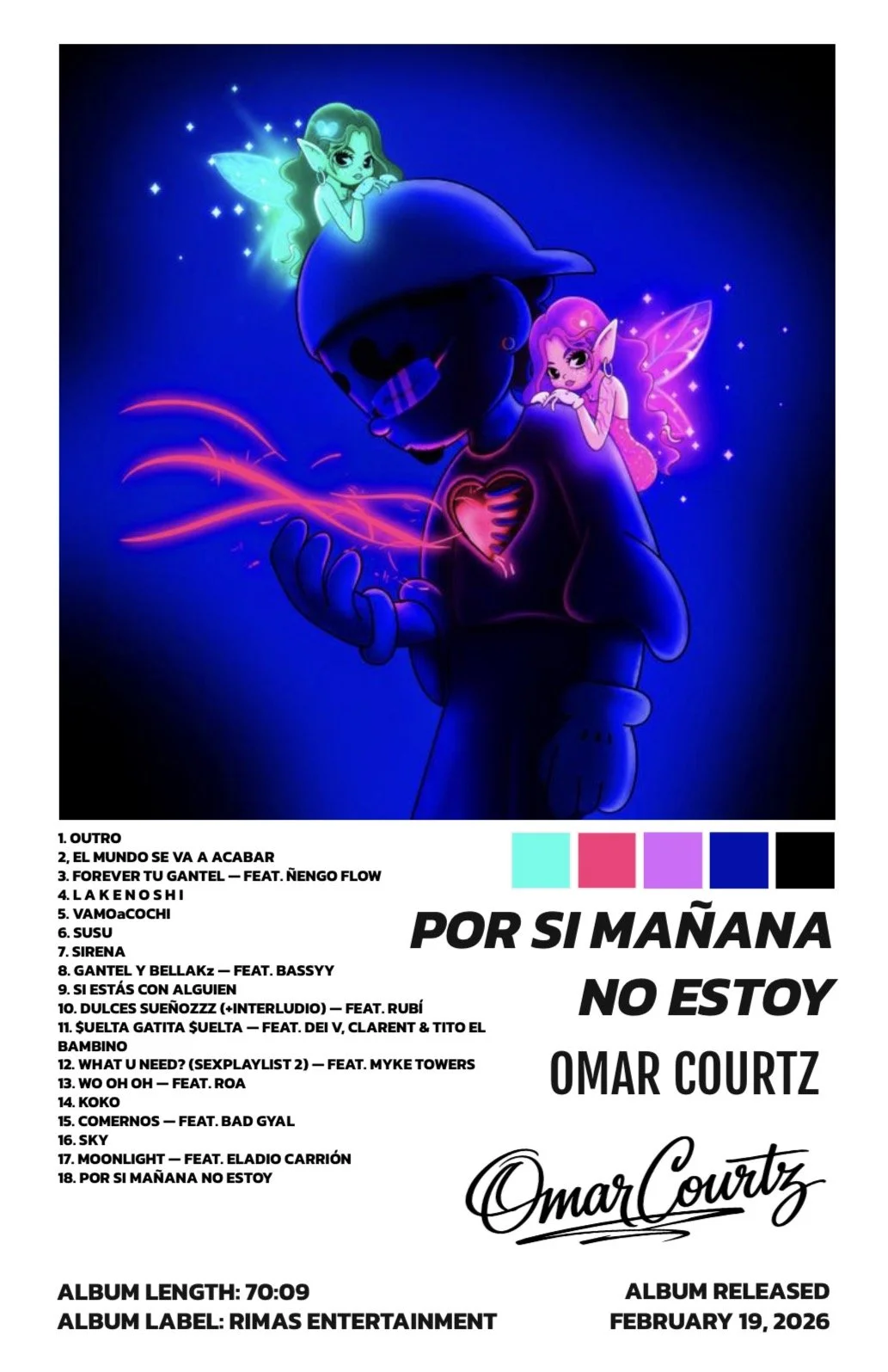 POR SI MAÑANA NO ESTOY - OMAR COURTZ