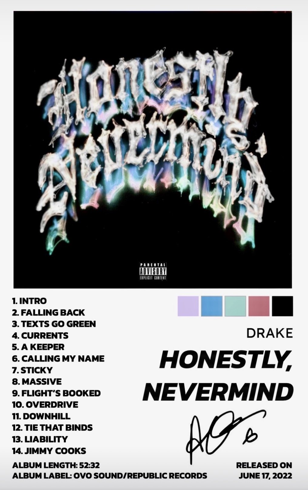 HONESTLY, NEVERMIND - DRAKE