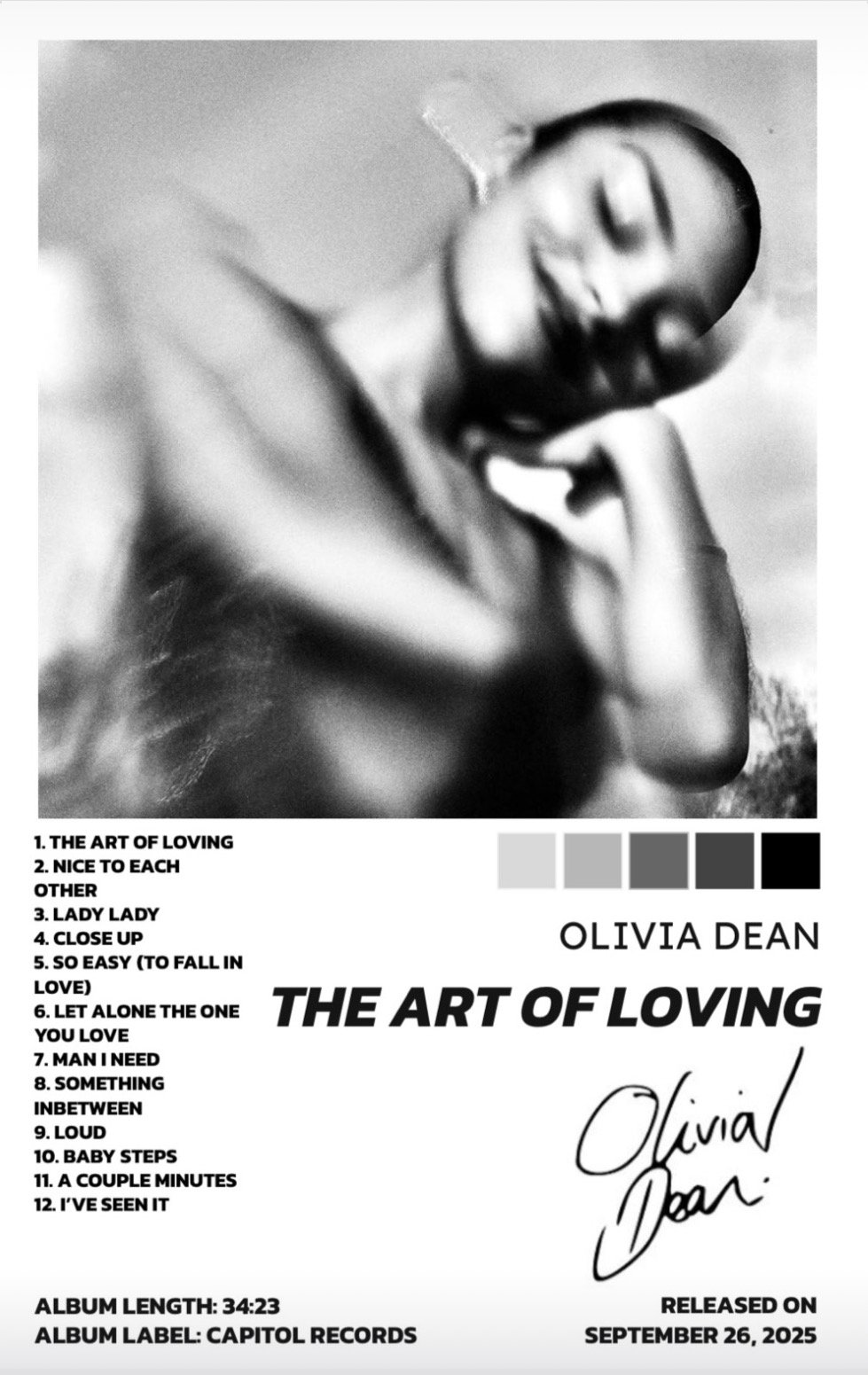 THE ART OF LOVING - OLIVIA DEAN
