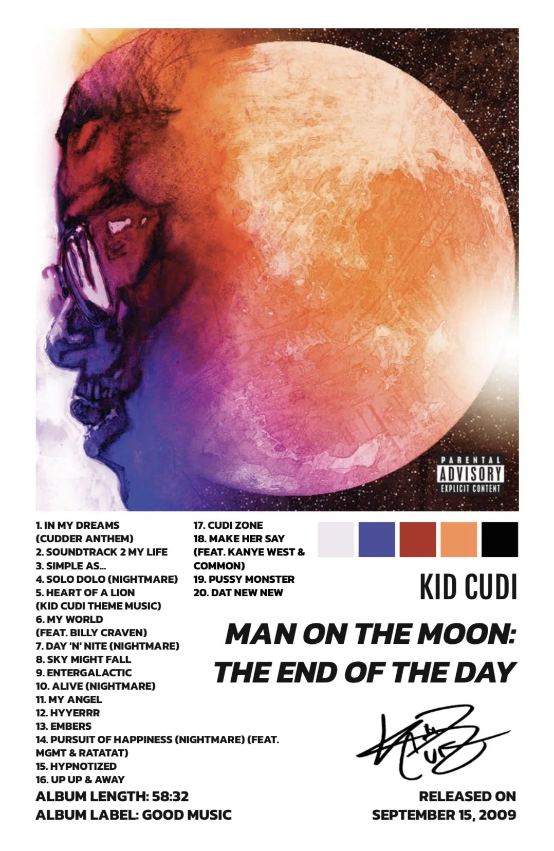 MAN ON THE MOON: THE END OF THE DAY - KID CUDI