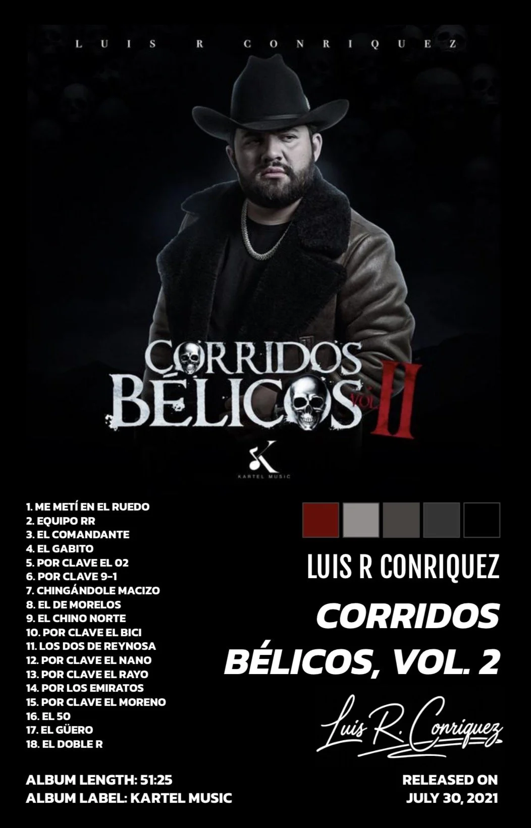 CORRIDOS BÉLICOS, VOL. 2 - LUIS R. CONRIQUEZ