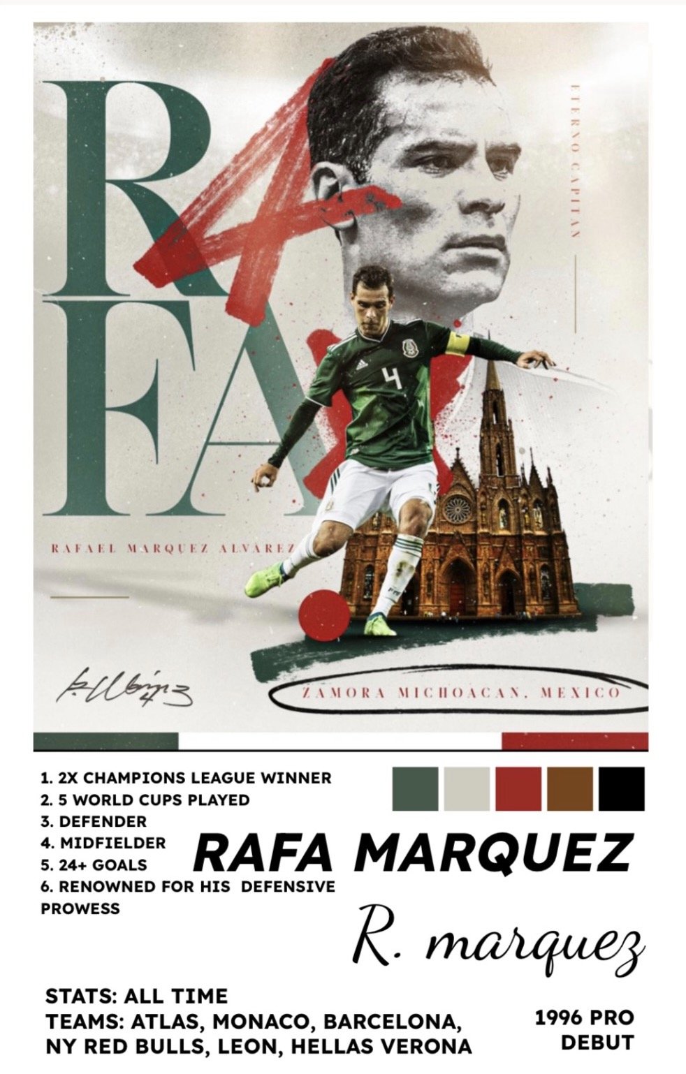 RAFA MARQUEZ - PRO SOCCER PLAYER