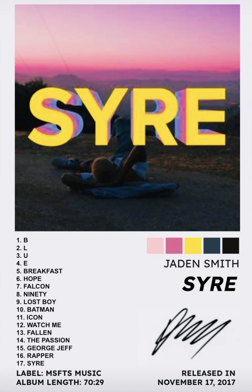 SYRE - JADEN SMITH