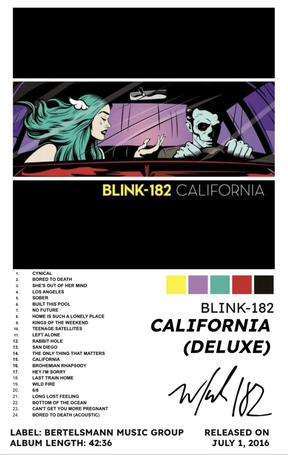 CALIFORNIA (DELUXE) - BLINK-182