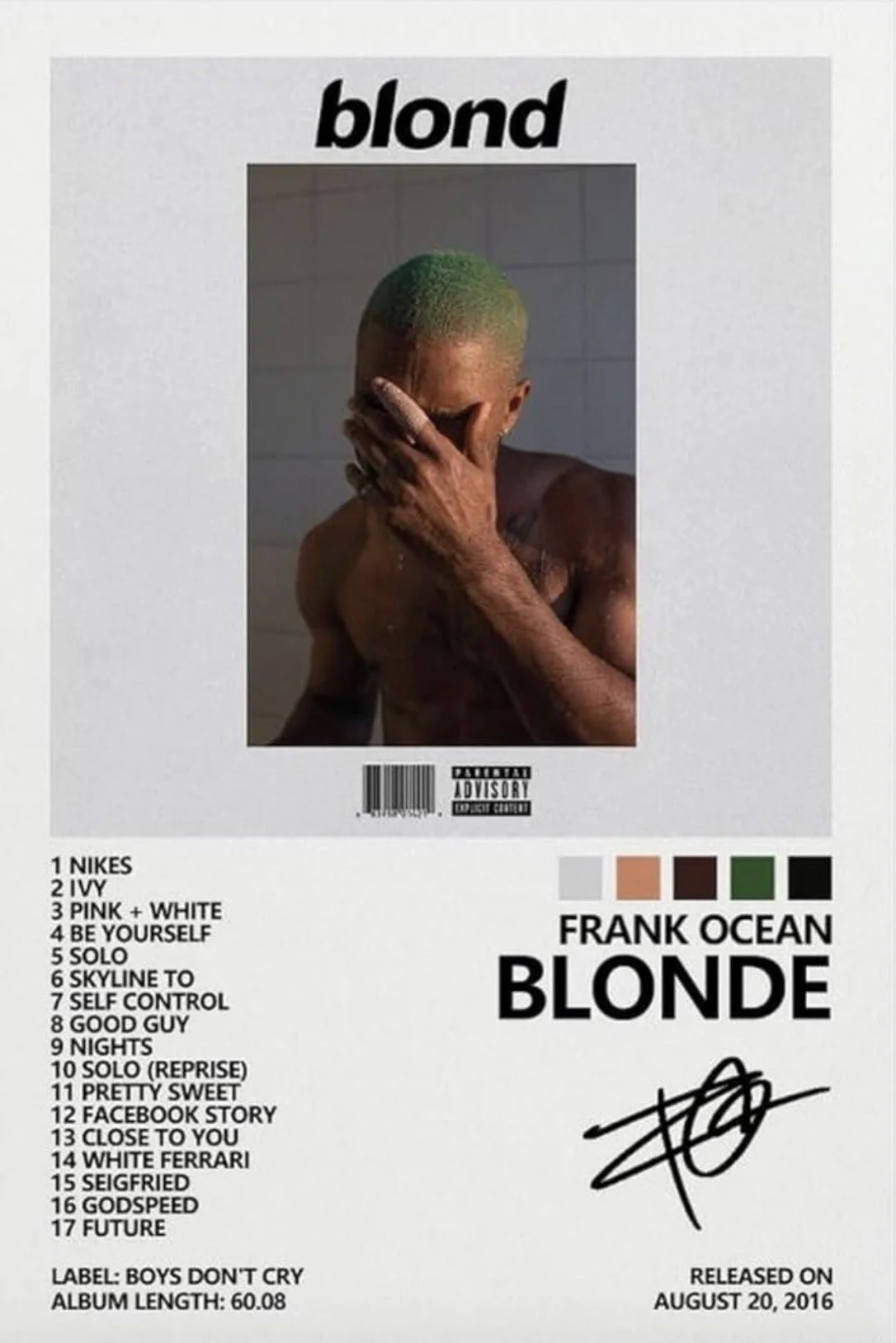 BLONDE - FRANK OCEAN