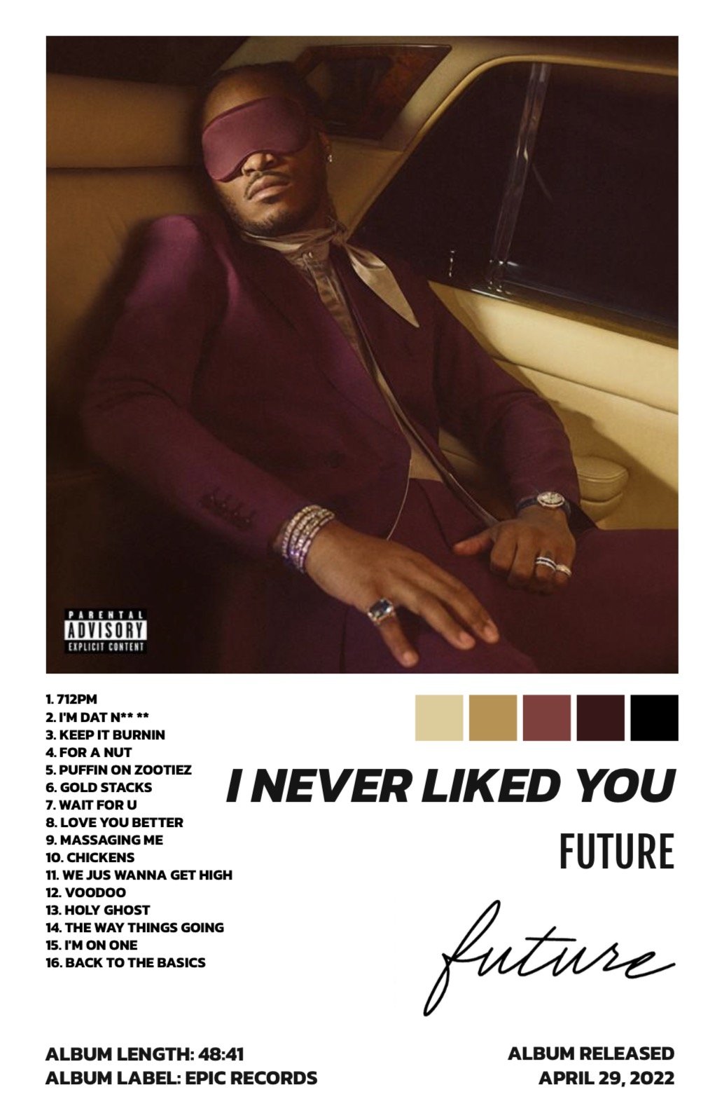 I NEVER LIKED YOU - FUTURE