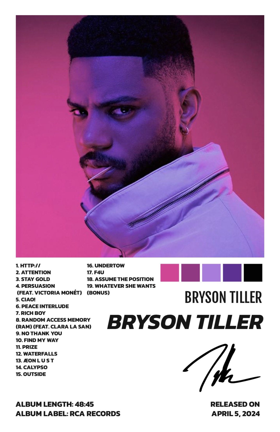 BRYSON TILLER - BRYSON TILLER